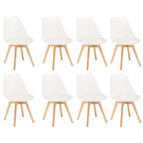 Silla Esszimmerstuhl 8 Stück in weiß