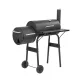 Holzkohle-Gartengrill mit Smoker