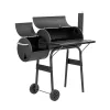 Holzkohle-Gartengrill mit Smoker