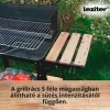 Rechteckiger Holzkohle-Rollengrill