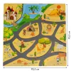 Schaumstoff Schwamm spielen Matte Safari Puzzle 9pcs 93x93cm