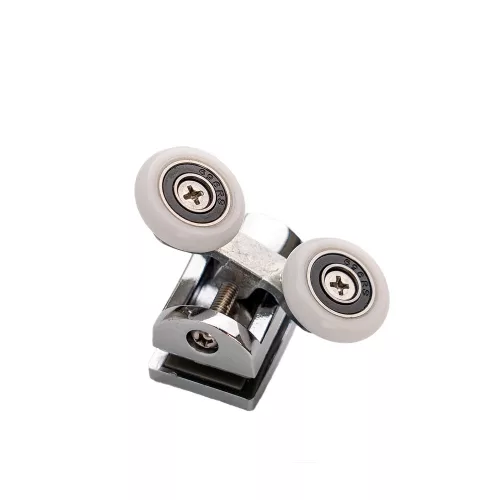 Duschabtrennung mit doppelter Metallrolle (G-30DM)