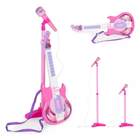Spielzeuggitarre 57 cm mit Mikrofon und Maske