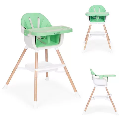Babyhochstuhl 2 in 1 grün