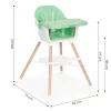 Babyhochstuhl 2 in 1 grün