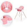 Baby-Hochstuhl 2 in 1 rosa