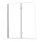 Alor 120x140 cm Badewanne Wand
