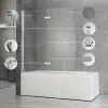 Alor 120x140 cm Badewanne Wand