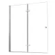 Alor 122x140 cm Badewanne Wand