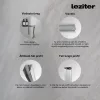 Alor 122x140 cm Badewanne Wand