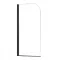 Eva 70x140 cm Badewanne Wand schwarz