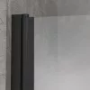 Eva 70x140 cm Badewanne Wand schwarz