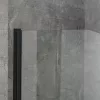 Eva 70x140 cm Badewanne Wand schwarz