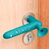 Türstopper für Türgriff blau