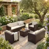 City II Großes Gartenmöbelset für 7 Personen