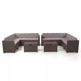 City Large 10-Sitzer Eck-Gartenmöbel-Set