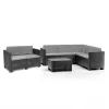 City Big 7-Sitzer-Eck-Gartenmöbel-Set