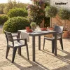 Evan Kunststoff-Gartentisch