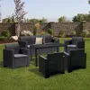 Nero IV Gartenmöbelset für 7 Personen