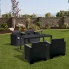 Nero IV Set 4-Personen-Gartenmöbelset