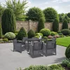Venus IV Set 6-Personen-Gartenmöbel-Set