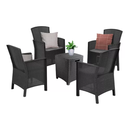 Gartenmöbelset Lima III für 4 Personen