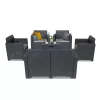 Nero II Big 6-Sitzer-Gartenmöbel-Set