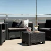 Nero 4-Personen-Gartenmöbel-Set