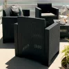 Nero 4-Personen-Gartenmöbel-Set