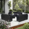 Nero VI 9-Sitzer-Eck-Gartenmöbel-Set
