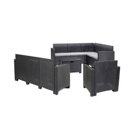 Nero VII 9-Sitzer-Eck-Gartenmöbel-Set