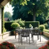Odini 4+1 Gartenmöbelset mit Armlehnen