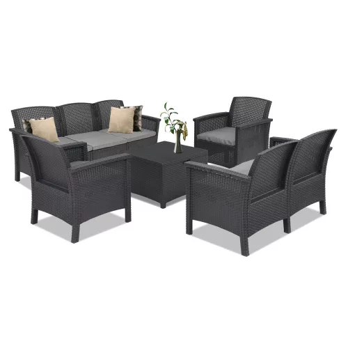 Gartenmöbelset Venus II für 7 Personen