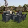 Venus II Großes Gartenmöbelset für 7 Personen