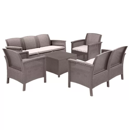 Venus Large 7-Personen-Gartenmöbel-Set