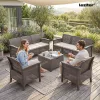 Venus Large 8-Personen-Gartenmöbelset