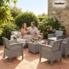Venus II Großes Gartenmöbelset für 7 Personen