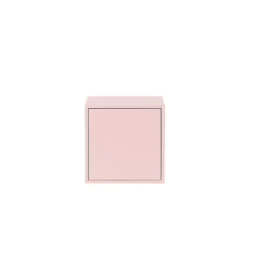Boxie Wandschrank mit 1 Tür, 40 x 40 x 37 cm, rosa