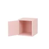 Boxie Wandschrank mit 1 Tür, 40 x 40 x 37 cm, rosa