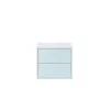 Boxie 2-Schubladen-Hängeschrank 40x40x37 cm blau
