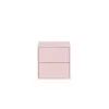 Boxie 2-Schubladen-Wandschrank 40x40x37 cm rosa