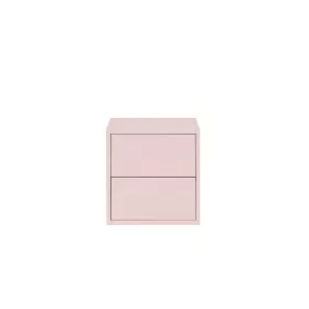 Boxie 2-Schubladen-Wandschrank 40x40x37 cm rosa