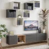 Boxie Wandschrank mit 2 Schubladen 40x40x37 cm sonoma Eiche