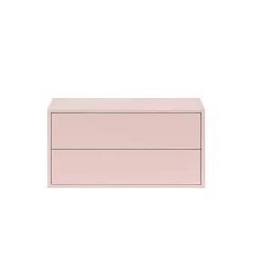 Boxie 2-Schubladen-Wandschrank 40x80x37 cm rosa