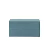 Boxie 2-Schubladen-Hängeschrank 40x80x37 cm petrolblau