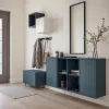 Boxie 2-Schubladen-Hängeschrank 40x80x37 cm petrolblau