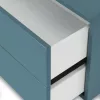 Boxie 2-Schubladen-Hängeschrank 40x80x37 cm petrolblau
