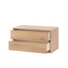 Boxie Wandschrank mit 2 Schubladen 40x80x37 cm sonoma Eiche
