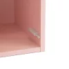 Boxie Wandschrank mit einer Tür, 80 x 40 x 37 cm, rosa