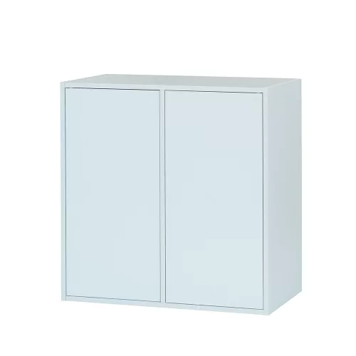 Boxie Wandschrank mit 2 Türen, 80 x 80 x 37 cm, blau